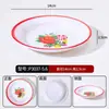 Comida de rua hot pot prato de acompanhamento barraca prato prato de melamina estilo antigo retrô nostálgico imitação esmalte prato de carne de Chongqing prato de bucho