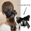 Elegante y sofisticado accesorio para el cabello de pinza de plátano para dar volumen al cabello, pinza de pelo de cola de caballo a la moda, pasador de lunares dulces estilo coreano