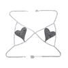 Cadena de pecho de moda europea y americana para mujer, cadena de diamantes de imitación con personalidad sencilla, bikini sexy para discoteca, cadena corporal de amor para cuerpo completo