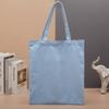 Fábrica de mão bolsa de lona bolsa de algodão em branco bolsa de ombro de cinto de estudante bolsa de lona impressão colorida logotipo personalizado
