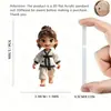 Pendente de figura de desenho animado de novo produto transfronteiriço chaveiro de mochila pingente decorativo pingente plano de acrílico pingente de carro plano
