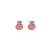 Yuebao Joyería Plata de Ley S925 Roja del Sur Superficie de Huevo Rojo Agua Pendientes de Gama Alta Pendientes de Diseño Nicho Personalizados