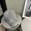 Gorra de béisbol lavada y desgastada para mujer, estilo retro coreano, informal, versátil, con diseño que deja ver la cara, pequeña sombrilla, gorra con lengüeta de pato para hombre.