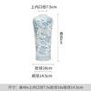Vaso de Cerámica Azul Claro Arreglo Floral Pintado a Mano Nuevo Estilo Chino Decoración para el Hogar Sala de Estar Marco Antiguo Artesanía de Porcelana Adornos