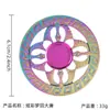 Giroscopio de dedo colorido de venta caliente transfronterizo aleación de zinc galvanoplastia giroscopio de dedo juguete de descompresión puesto juguete pequeño rojo de internet