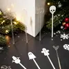 Amazon Halloween Palillos Acrílicos para Remover Bebidas TikTok Navidad Cóctel Fiesta de Café Decoraciones