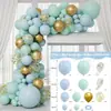 Kit de guirlanda de balões marrons pacote de balões para exportação decoração de festa de aniversário layout de casamento construção de cena