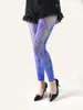 Meias de Rede Moda Nove Pontos Femininas Sexy Meias de Rede Vazadas Leggings Nove Pontos Meias de Rede Calças Meias de Rede