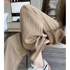 Pantalones Anchos Nube para Mujer, Nuevos de Verano, Cintura Elástica Fina, Caída Suelta, Cintura Alta Rectos, Pantalones Casuales Sueltos de Longitud Completa