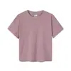 Camiseta corta de manga corta para mujer, 230 g de hilo de spandex 92% algodón 8% spandex, camiseta básica versátil informal de verano con diseños estampados y bordados