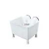 Caja que cambia de color para tortugas, Caja de aislamiento grande para tortugas, Caja de cría para acuario de peces blanco y negro, Caja de incubación para guppies