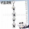 Chaveiro de acrílico pingente de batalha de mantra periférico de anime cinco Wu chaveiro de desenho animado cinco Wu
