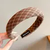Diadema Melard pequeña estilo Chanel de copa alta para mujer, diadema elegante retro para uso diario que hace que la cara se vea más pequeña, accesorio para el cabello