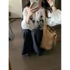 Camisa bordada de ramio para mujer, cárdigan holgado de cuello en V, top versátil, chaleco bordado, camisa holgada, versátil para el verano