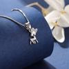 Moda simple cervatillo lindo animal personalidad collar regalo de Navidad mujeres mayoreo