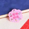 Pingente Chaveiro de Acrílico para Ensino Médio e Vestibular, Acessório DIY com Texto Inspirador para o Sucesso