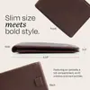 Nueva Cartera de Cuero Genuino con Múltiples Ranuras Personalizables para Tarjetas, Antirrobo RFID, Suministro de Fábrica Cartera Ultrafina para Hombre 80% de descuento