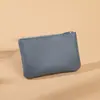 Porta-moedas para Homens e Mulheres, Mini Bolsa Simples para Guardar Moedas, Porta-cartões, Compacto, Leve, Bolsa de Dinheiro Portátil com Zíper
