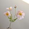 Taobao Tmall suministro al por mayor flor artificial de lujo ligero Flor de amapola de terciopelo Yu Meiren fotografía de boda floral flor artificial