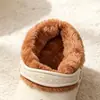 Cubrezapatos de invierno cálidos con forro de felpa, felpa suave engrosada, cubrezapatos con forro de felpa desmontable