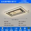 Lámpara de Sala de Estar Luz Lujo Sentido de Alta Gama Estilo Italiano Minimalista Alta Gama Atmosférica Lámpara Principal de Sala de Estar Lámpara de Techo Rectangular Lámparas para Toda la Casa