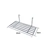 Estante para Tablero Perforado para Uso Doméstico, Cesta Colgante, Caja para Tablero Perforado, Estante de Almacenamiento con Ganchos, Caja de Almacenamiento, Metal Moderno Simple