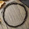 Nuevo Collar Yin Yang de Porcelana Ágata Negra Jade Personalidad Bloqueo de Color Serie Blanco y Negro con Cuentas Sentido de Diseño Nicho Joyería Estilo Largo