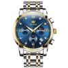 Star Zhang Zhilin avala el reloj de cuarzo transfronterizo de la marca Oli, reloj de hombre resistente al agua para negocios.