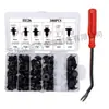 Caixa com 100 Peças Clip Plástico Transfronteiriço para Painéis Internos de Portas de Carro, Clips de Fixação de Expansão, Clips de Para-choque em uma Caixa