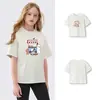 Ropa Infantil Balabala Camiseta de Manga Corta Infantil Nuevo Estilo 2025 Ropa de Verano para Niños y Niñas Tops Suaves Versátiles para Niños Mayores