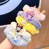 Tocado de goma de dibujos animados de Sanrio, accesorio para el cabello de intestino grueso de peluche, anilla para el cabello, cuerda para el cabello Yiwu, cola de caballo para el cabello
