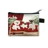Caixa de Leite Casamento Cachorrinho Porta-Moedas Infantil Cachorro Porta-Cartões de Poliéster Casual Quadrado para Moedas Bolsa de Armazenamento