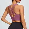 Hermoso Sujetador Deportivo de Espalda Cruzada de Alta Resistencia para Mujer, a Prueba de Impactos, para Correr, Realza y Anti-caída, Chaleco de Fitness, Sujetador de Yoga