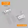 Bisagras superior e inferior de vidrio de acero inoxidable Clip de vidrio sin marco para exhibición de gabinete sin apertura Bisagra de puerta con resorte automático Eje