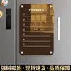 Imán para Refrigerador Calendario Tablero de Mensajes Pegatina de Exhibición Hogar Magnético Borrable Planificador Nota de Escritura Tablero Acrílico