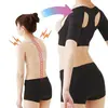 Exportado para o Japão, Top Modelador Sem Costura Feminino Corretor de Postura com Suporte para os Braços, Anti-Corcunda, Suporte para o Peito e Colete Modelador Corporal