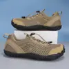 Nuevos zapatos de agua transfronterizos para hombre y mujer, con diseños antideslizantes, resistentes al desgaste, transpirables y de suela blanda, adecuados para actividades de playa, vadear, deportes al aire libre y fitness