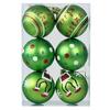 Amazon Transfronteiriça Nova Bola de Natal 6cm Formato Especial Pintada Plástico Galvanizado Conjunto de Bolas Caixa de PVC Decoração