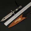 Zona Oscura Figura de Periférico de Juego Cuchillo M9 Versión con Estuche de Cuero 22cm Artesanía Totalmente Metálica Adornos Juguetes