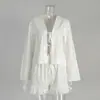 Conjunto de Dos Piezas Estilo Coreano Vacaciones Perezosas Transfronterizo para Mujer 2026 Nuevo Diseño Top y Shorts Atuendo Casual Versátil