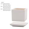 Vaso de Flores de Barro Queimado Bruto Retrato Plano Geométrico Simples Respirável e Absorvente de Água Vaso de Argila DIY Pintado à Mão Cerâmica Grossa Planta Planta em Vaso Orquídea