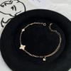 Pulseira de Prata Esterlina S925 Feminina Pulseira de Pérola Prateada Quebrada Moda Versátil Exquisite Pulseira Nicho Elegante Joia de Alta Qualidade