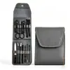 Cortauñas de Acero Inoxidable Personalizado Set de Manicura Plegable de 16 Piezas para Hombres Herramientas de Belleza para Uñas de Alta Calidad Set Completo al por Mayor