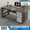 Escritorio de oficina estación de empleado minimalista moderno mesa y silla de oficina combinación estación de trabajo simple para personal mesa para computadora en casa
