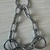 Collar para Mascotas Cadena P de Tres Anillos Collar P Medio Cadena de Hierro Accesorios para Collar Cadena de Hierro de Tres Anillos Cadena para Perro Cadena de Perro