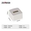 Caja de Artículos Varios para Habitación de Hotel Cinco Estrellas Zeabob Bandeja de Doble Capa con Combinación de Colores Caja para Pañuelos Caja para Control Remoto