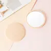 Espejo de maquillaje minimalista, mini, portátil, redondo, de una sola cara, para estudiantes, de bolsillo, con estampado publicitario impreso, pequeño.