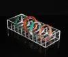 Soporte Transparente para Pulseras Estante de Exhibición de Vidrio Accesorios de Joyería de Acrílico Adornos Bandeja para Pulseras de Jade Oro Plata
