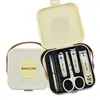 Conjunto Personalizado de 8 Peças de Cortador de Unhas Anti-Salpicos, Ferramentas de Manicure Domésticas Portáteis de Aço Inoxidável, Dropshipping Transfronteiriço
