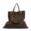 Bolsa de Lona Artística 2024 Moderna para Mujer Simple de Gran Capacidad Portátil de Un Solo Hombro Cruzada Bolsa de Lona Retro para Estudiantes Universitarios